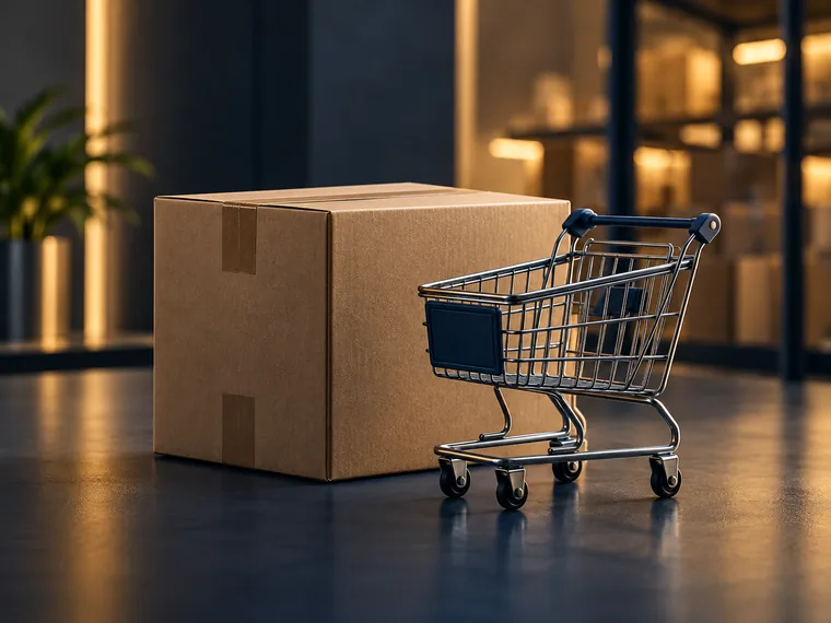 Movimento de clientes em uma loja de comércio